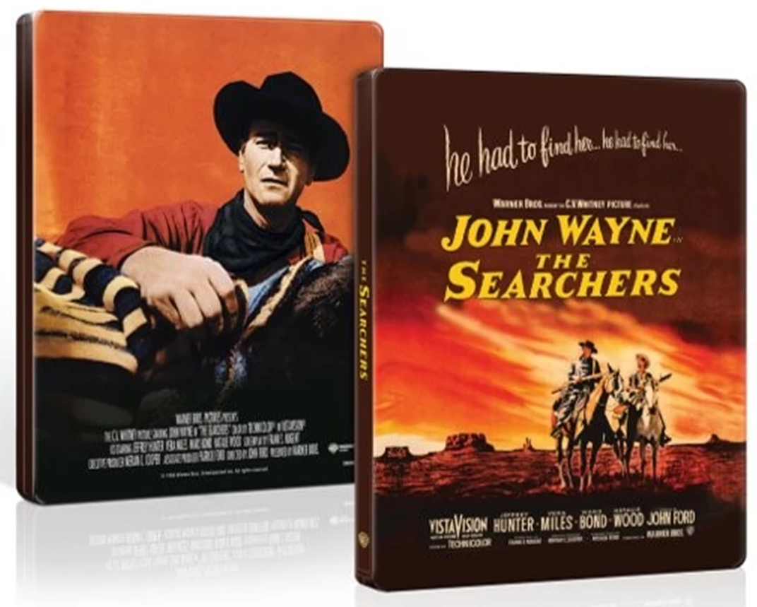 The Searchers Limited Edition Steelbook (UK) 4K Ultra HD + Blu-Ray (Region Free)