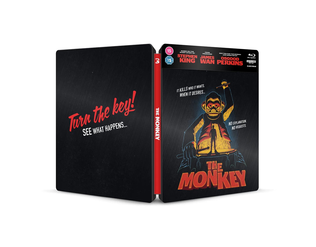 The Monkey Limited Edition Steelbook (4K UHD + Blu-Ray Region B)