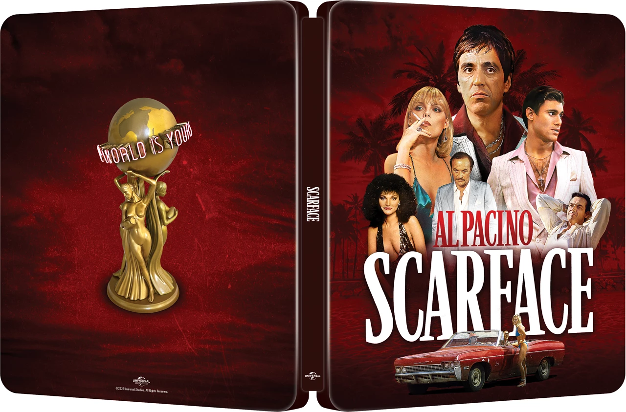 Scarface (1983) Limited Edition Steelbook 4K Ultra HD + Blu-Ray (UK) Region Free Pre-Order