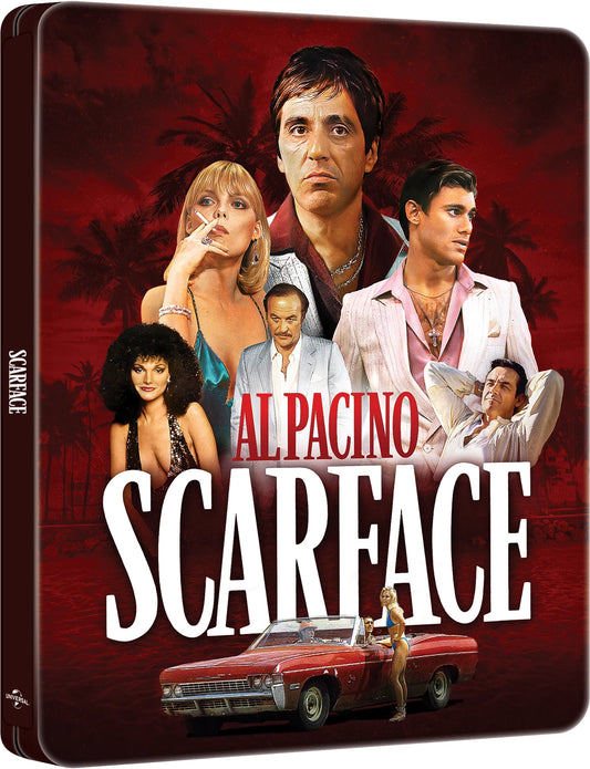 Scarface (1983) Limited Edition Steelbook 4K Ultra HD + Blu-Ray  (UK) Region Free Pre-Order