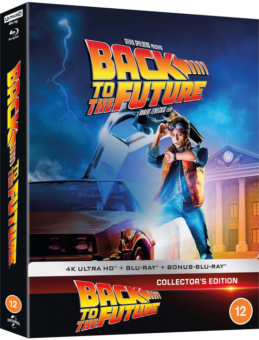 Back To The Future Limited Collectors Edition Steelbook (UK) 4K Ultra HD + Blu-Ray (Region Free)