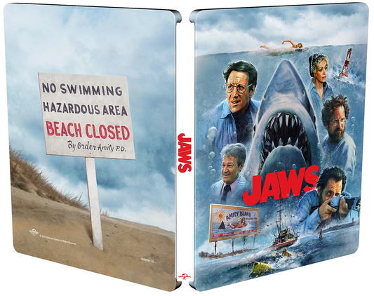 Jaws Limited Edition Steelbook (UK) 4K Ultra HD + Blu-Ray