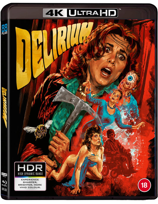 PRE-ORDER: Delirium (1987) 4K Ultra HD + Blu-Ray (Region B)
