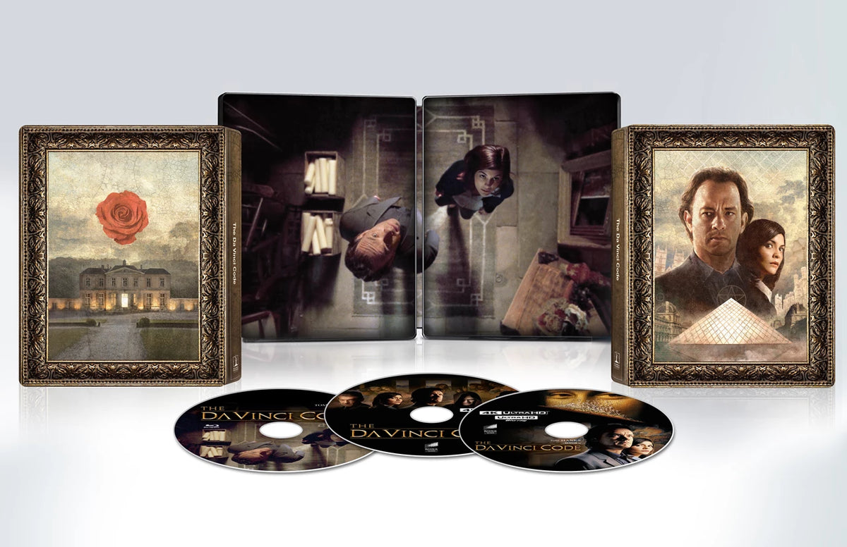 The Da Vinci Code Limited Edition Steelbook (UK) 4K Ultra HD + Blu-Ray (Region B)