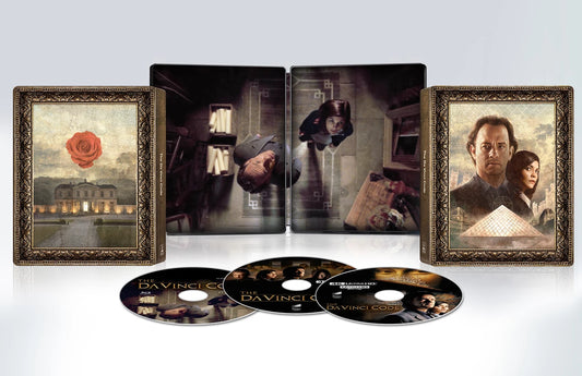 PRE-ORDER: The Da Vinci Code Limited Edition Steelbook (UK) 4K Ultra HD + Blu-Ray (Region B)