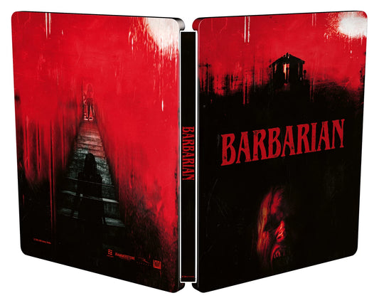 PRE-ORDER: Barbarian Limited Edition Steelbook (UK) 4K UHD + Blu-Ray (Region B)
