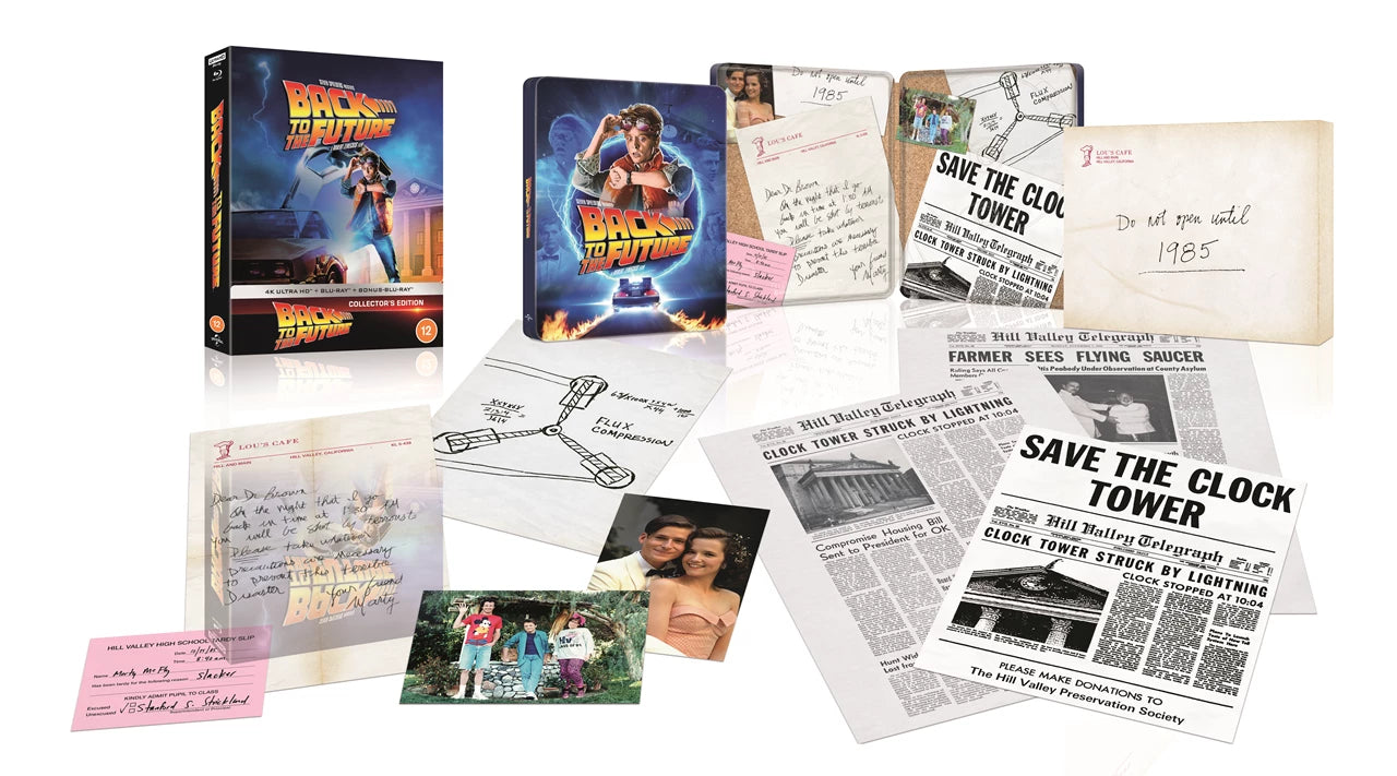 PRE-ORDER: Back To The Future Limited Collectors Edition Steelbook (UK) 4K Ultra HD + Blu-Ray (Region Free)