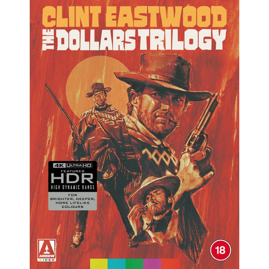 PRE-ORDER: The Dollars Trilogy Limited Edition 4K UHD (Region Free/Region B) - A Fistful Of Dollars / For A Few Dollars More / The Good The Bad And The Ugly