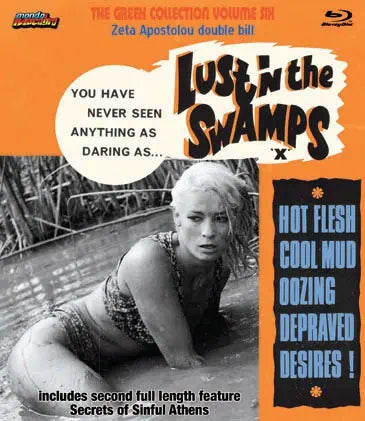PRE-ORDER: Lust In The Swamps / Secrets Of Sinful Athens Blu-Ray (Mondo Macabro)