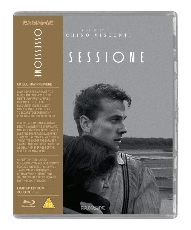 PRE-ORDER: Ossessione Limited Edition Blu-Ray/Region B (Radiance Films)