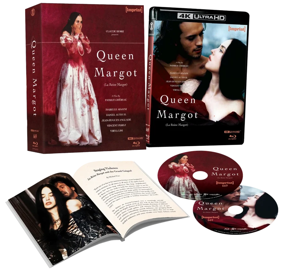 PRE-ORDER: Queen Margot (La Reine Margot) (1994) - 4K UHD & Blu-ray Limited Edition Hardbox + Hardcover Booklet