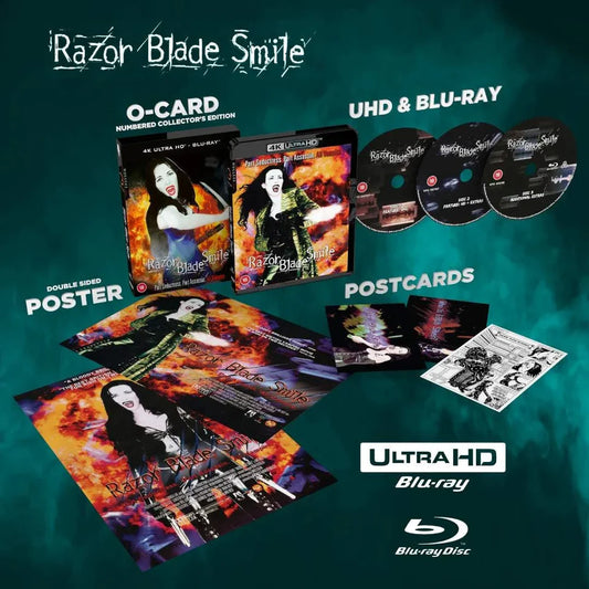 PRE-ORDER: Razor Blade Smile Limited Edition 4K Ultra HD + Blu-Ray (Region Free)