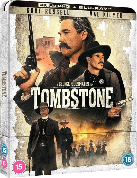 Tombstone Steelbook (4K UHD + Blu-Ray) UK Import Region Free