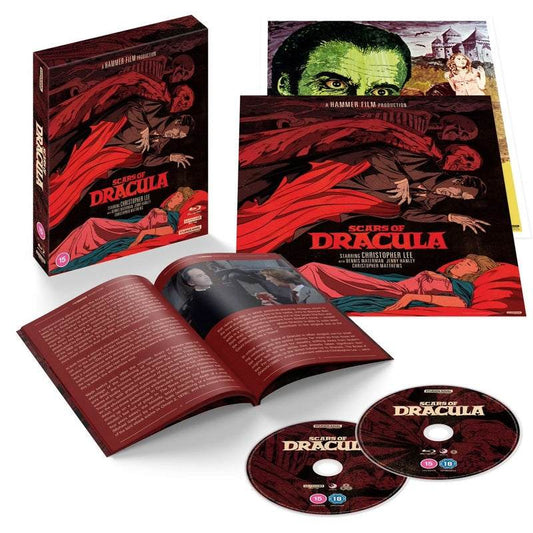 PRE-ORDER: Scars Of Dracula Limited 55th Anniversary Collectors Edition 4K Ultra HD + Blu-Ray (Region B)