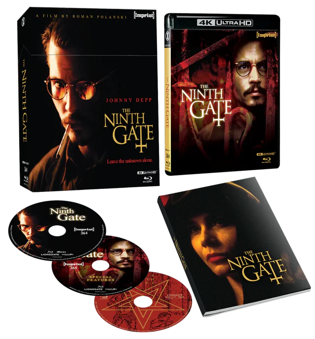 **SEE NOTES: THE NINTH GATE (1999) - IMPRINT COLLECTION #364 - 4K UHD & BLU-RAY HARDBOX + BOOKLET (IMPRINT) (Copy)