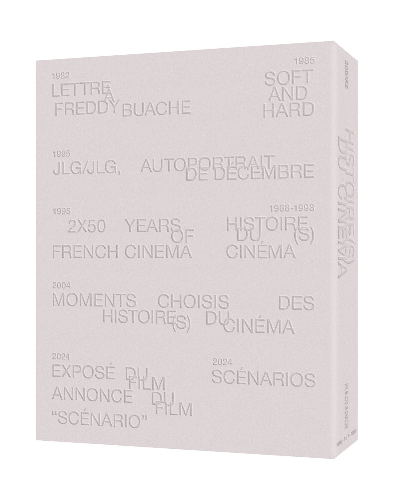 PRE-ORDER: Histoire(s) Du Cinema And Other Works Limited Edition Blu-Ray (Region B)