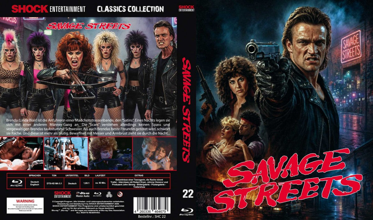 Savage Streets – Blu-ray (Region B) (Standard) (Import/Shock Entertainment)