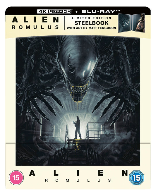PRE-ORDER: Alien Romulus Limited Edition Steelbook (UK) 4K Ultra HD + Blu-Ray (Region Free)