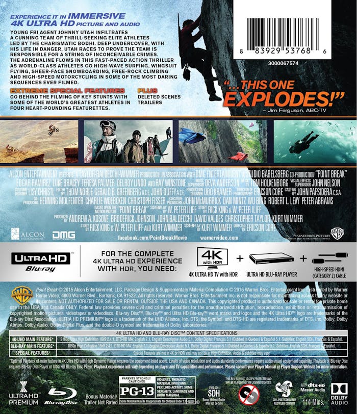 Point Break (4K UHD + Blu-ray)