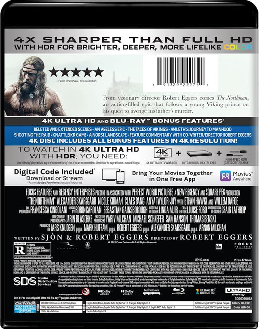 The Northman (4K UHD + Blu-ray)