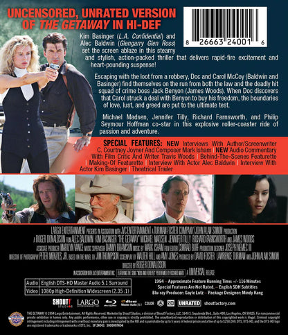 PRE-ORDER: The Getaway Blu-Ray
