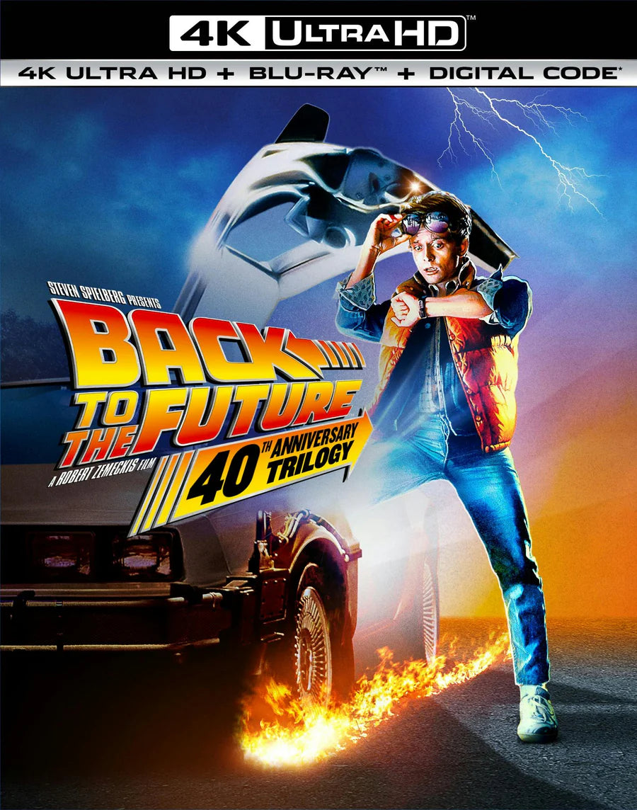 Back to the Future Trilogy - 40th Anniversary Edition (4K Ultra HD + Blu-ray + Digital) *SEE NOTES!