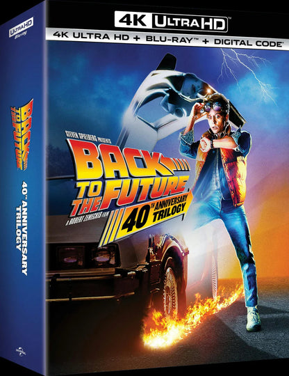 Back to the Future Trilogy - 40th Anniversary Edition (4K Ultra HD + Blu-ray + Digital)