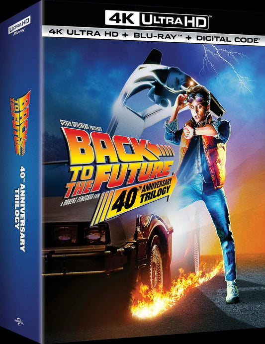 Back to the Future Trilogy - 40th Anniversary Edition (4K Ultra HD + Blu-ray + Digital) *SEE NOTES!