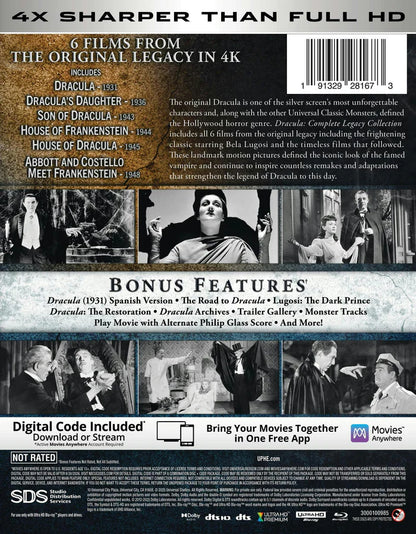 Dracula: The Complete Legacy Collection (4K Ultra HD + Digital)