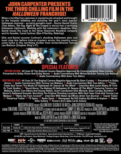 PRE-ORDER: Halloween III: Season of the Witch (Limited Edition 4K Ultra HD Steelbook + Blu-ray)