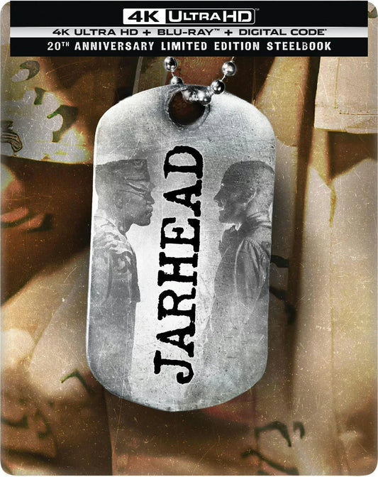 Jarhead 20th Anniversary Limited Edition Steelbook 4K Ultra HD + Blu-Ray + Digital Code