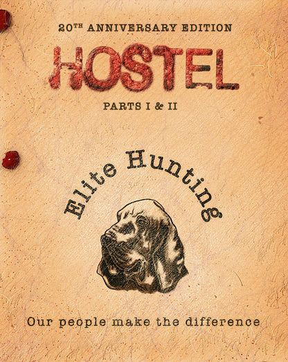 PRE-ORDER: Hostel Parts I & II (20th Anniversary Edition) (Limited Edition 4K Steelbook Collection + Blu-ray)