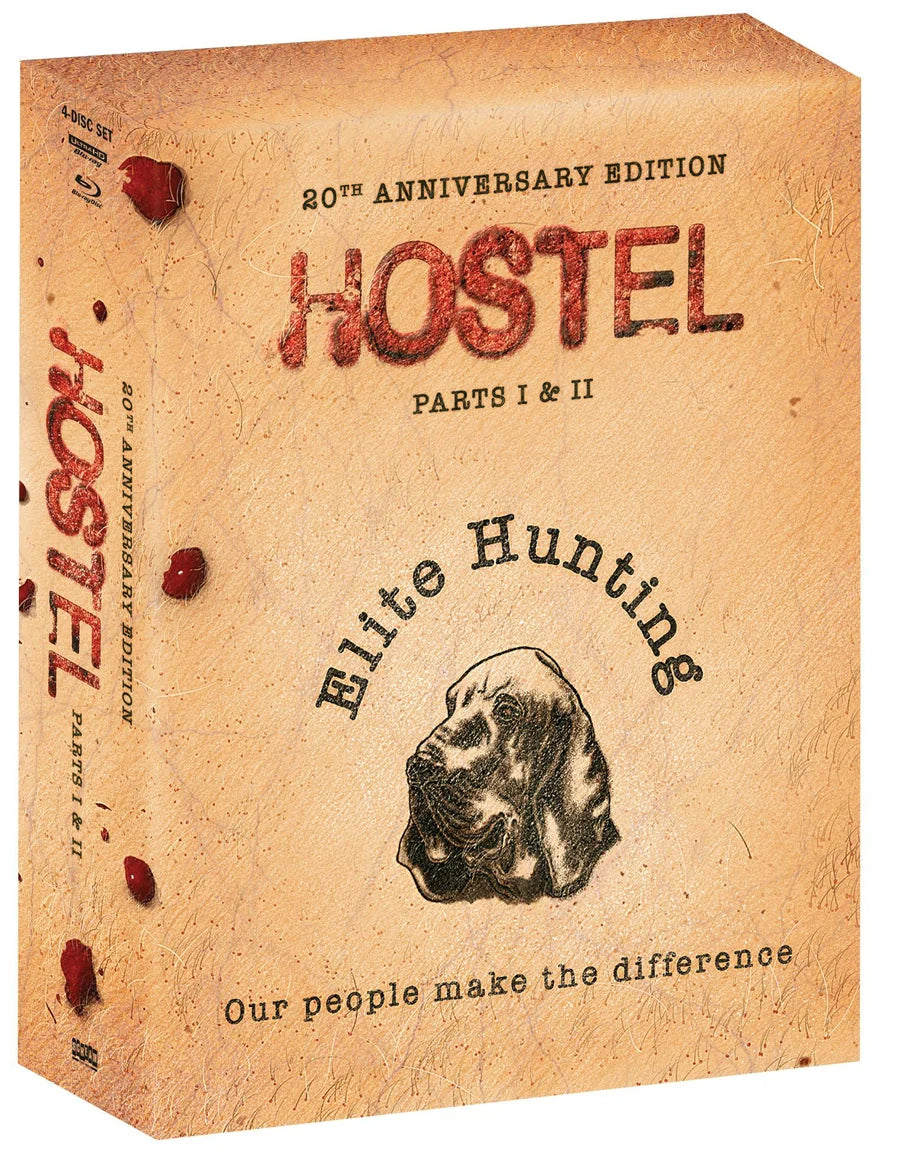 PRE-ORDER: Hostel Parts I & II (20th Anniversary Edition) (Limited Edition 4K Steelbook Collection + Blu-ray)
