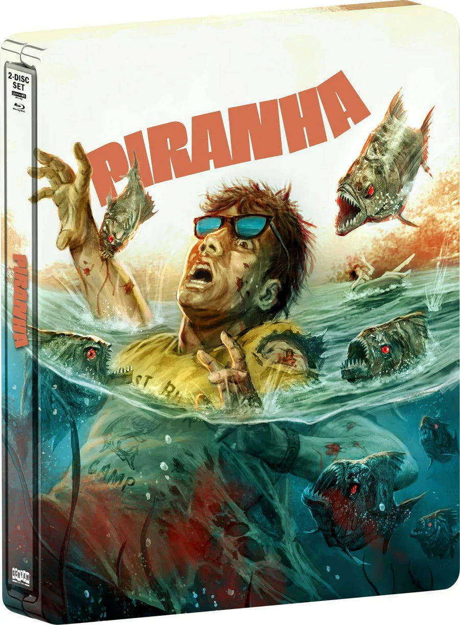 PRE-ORDER: Piranha 1978 Limited Edition Steelbook 4K UHD + Blu-Ray