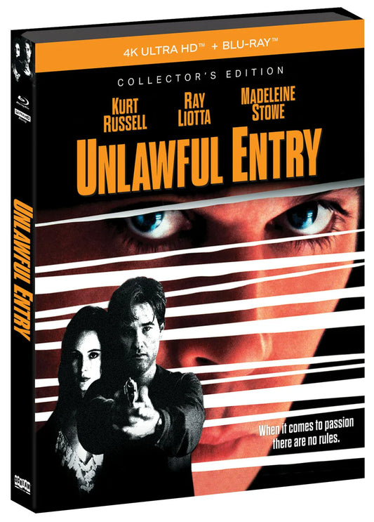 PRE-ORDER: Unlawful Entry Collector's Edition (4K Ultra HD + Blu-ray)