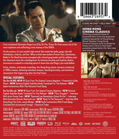 PRE-ORDER: School on Fire (4K Ultra HD + Blu-ray)