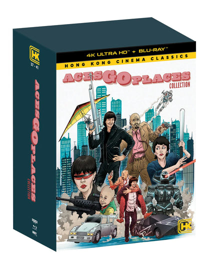 PRE-ORDER: Aces Go Places Collection (4K Ultra HD + Blu-ray)