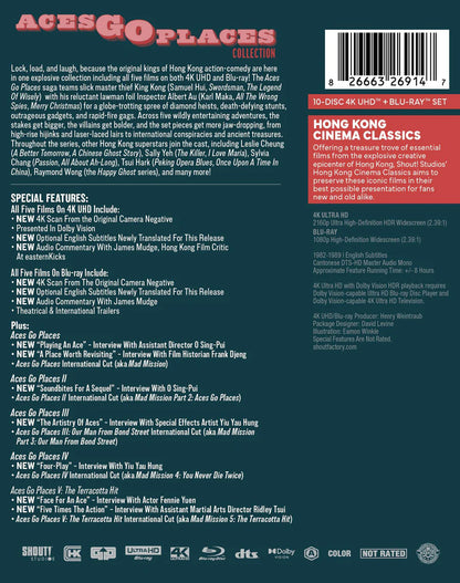 PRE-ORDER: Aces Go Places Collection (4K Ultra HD + Blu-ray)