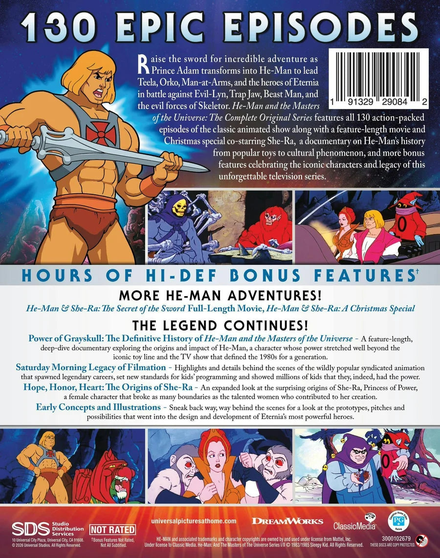He-Man and the Masters of the Universe: The Complete Original Series [Blu-ray]