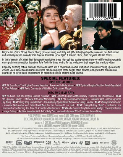 PRE-ORDER: Peking Opera Blues (Limited Edition 4K Ultra HD Steelbook + Blu-ray)