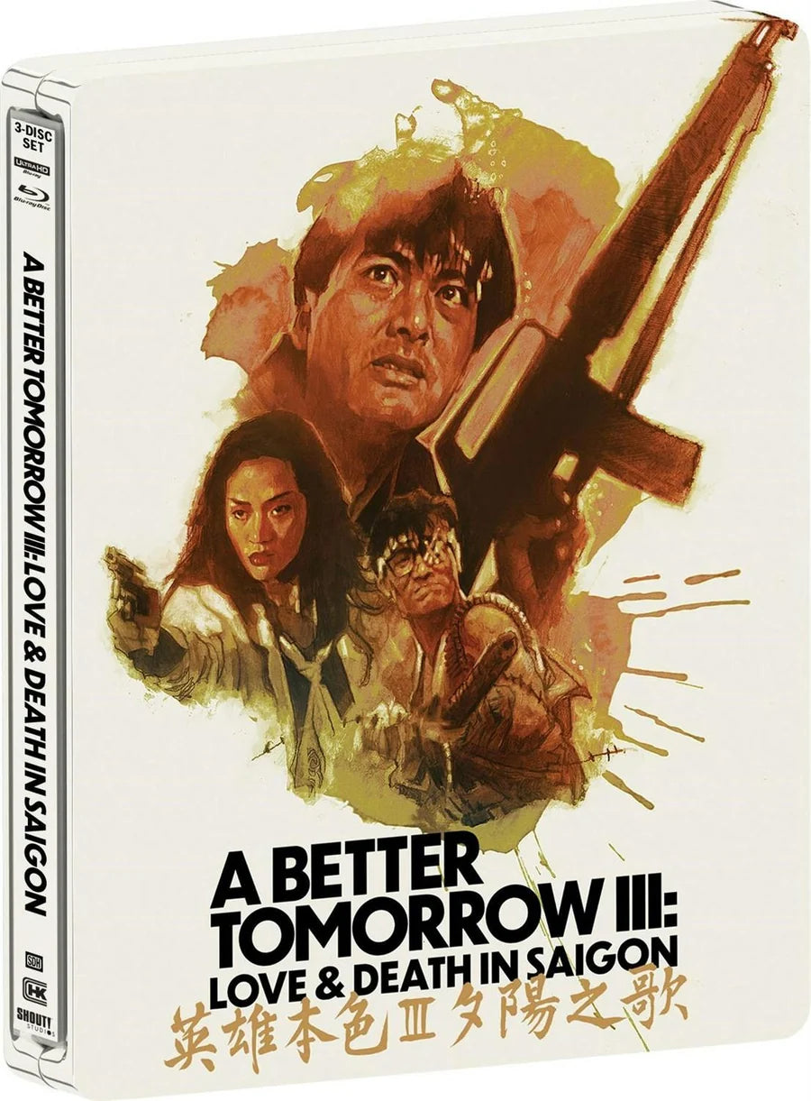 PRE-ORDER: A Better Tomorrow III: Love & Death in Saigon (Limited Edition 4K Ultra HD Steelbook + Blu-ray) (Shout! Factory)