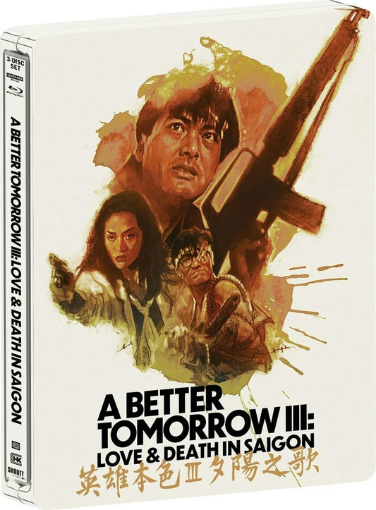 PRE-ORDER: A Better Tomorrow III: Love & Death in Saigon (Limited Edition 4K Ultra HD Steelbook + Blu-ray) (Shout! Factory)