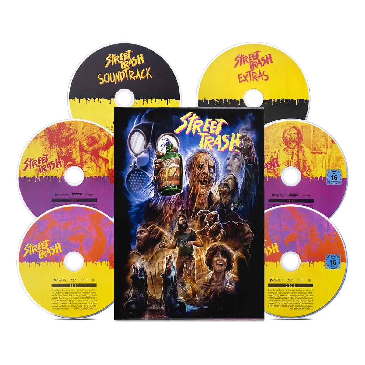 Street Trash (Collector's Edition, 2 4K-UHDs, 3 Blu-rays Region B) (Import/Plaion Pictures)