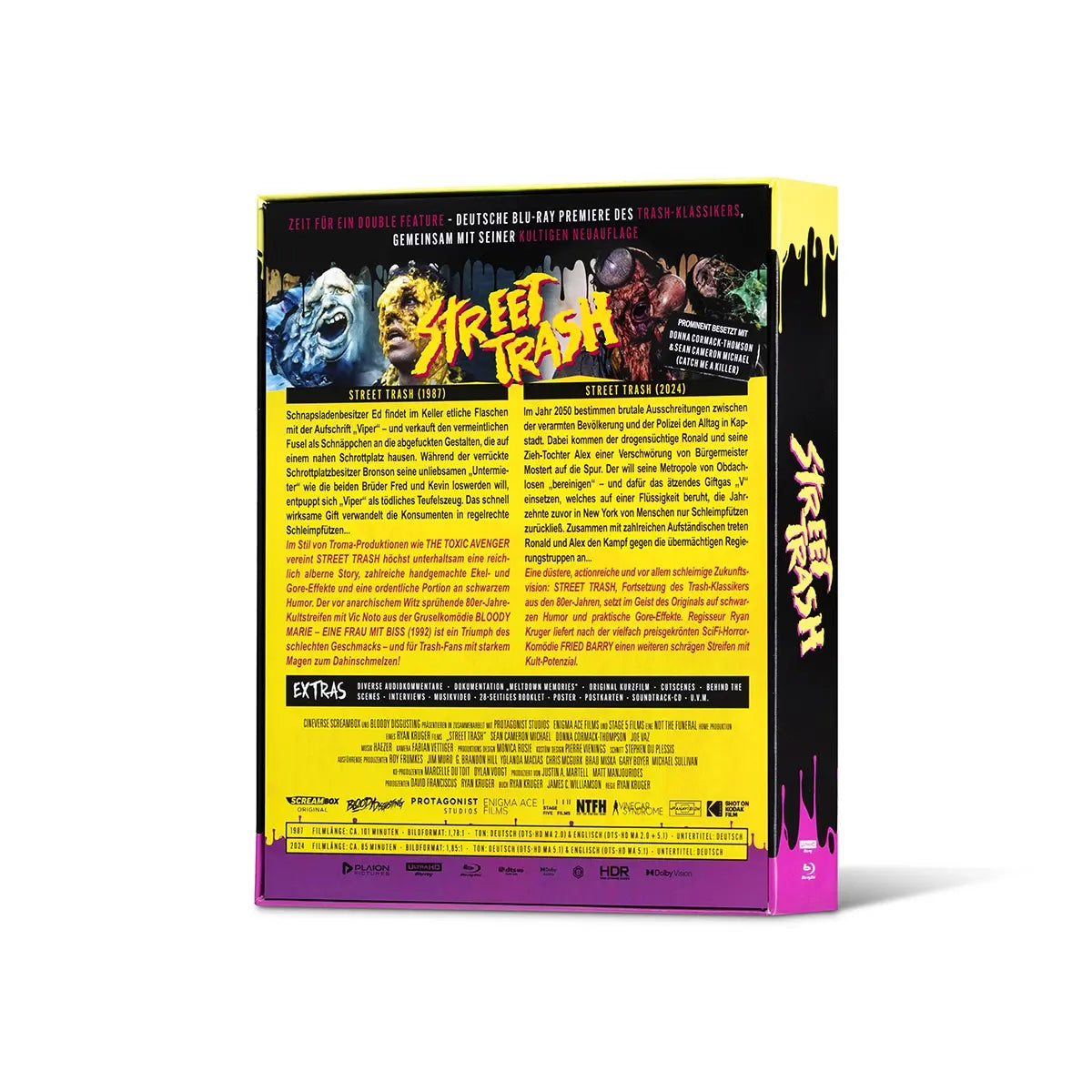 Street Trash (Collector's Edition, 2 4K-UHDs, 3 Blu-rays Region B) (Import/Plaion Pictures)