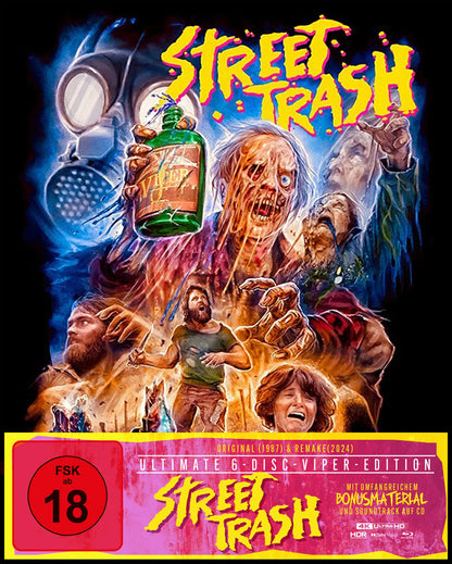 Street Trash (Collector's Edition, 2 4K-UHDs, 3 Blu-rays Region B) (Import/Plaion Pictures)