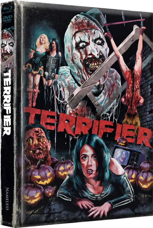 Terrifier (2016) Limited Edition Padded Mediabook (LE 1222) – Blu-ray (Region B) (Nameless Media/Import)