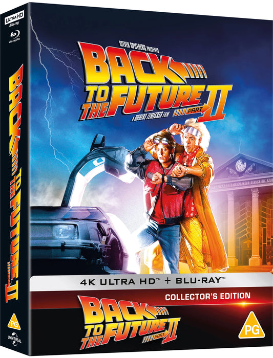 PRE-ORDER: Back To The Future - Part 2 Limited Collectors Edition Steelbook (UK) 4K Ultra HD + Blu-Ray (Region Free)