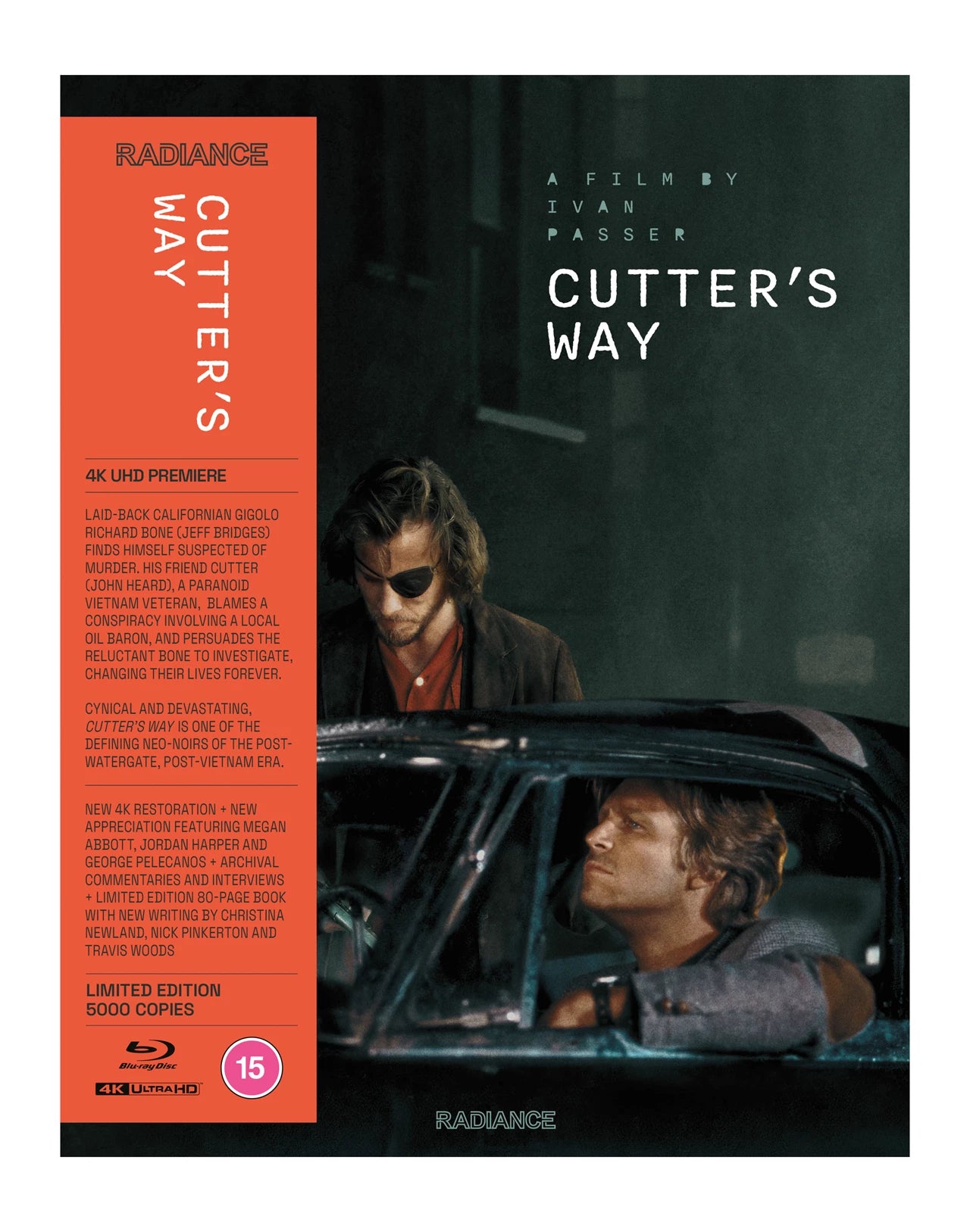 PRE-ORDER: Cutters Way Limited Edition 4K Ultra HD + Blu-Ray (Region B)