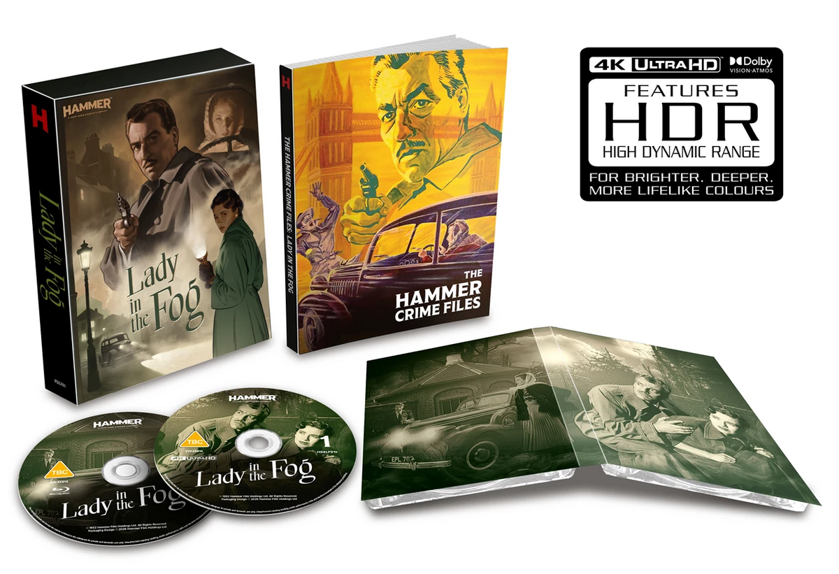 PRE-ORDER: Lady In The Fog Limited Collectors Edition 4K Ultra HD + Blu-Ray/Region B (Hammer Films)