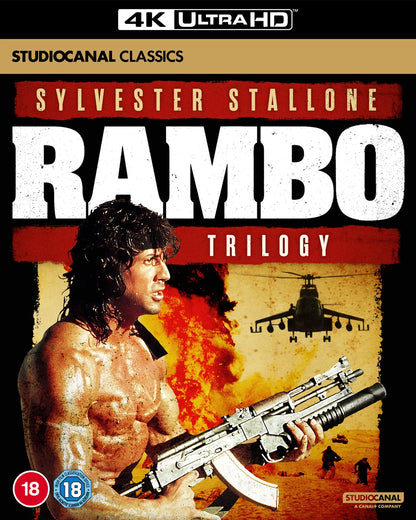 PRE-ORDER: Rambo Trilogy 4K Ultra HD (Studio Canal)